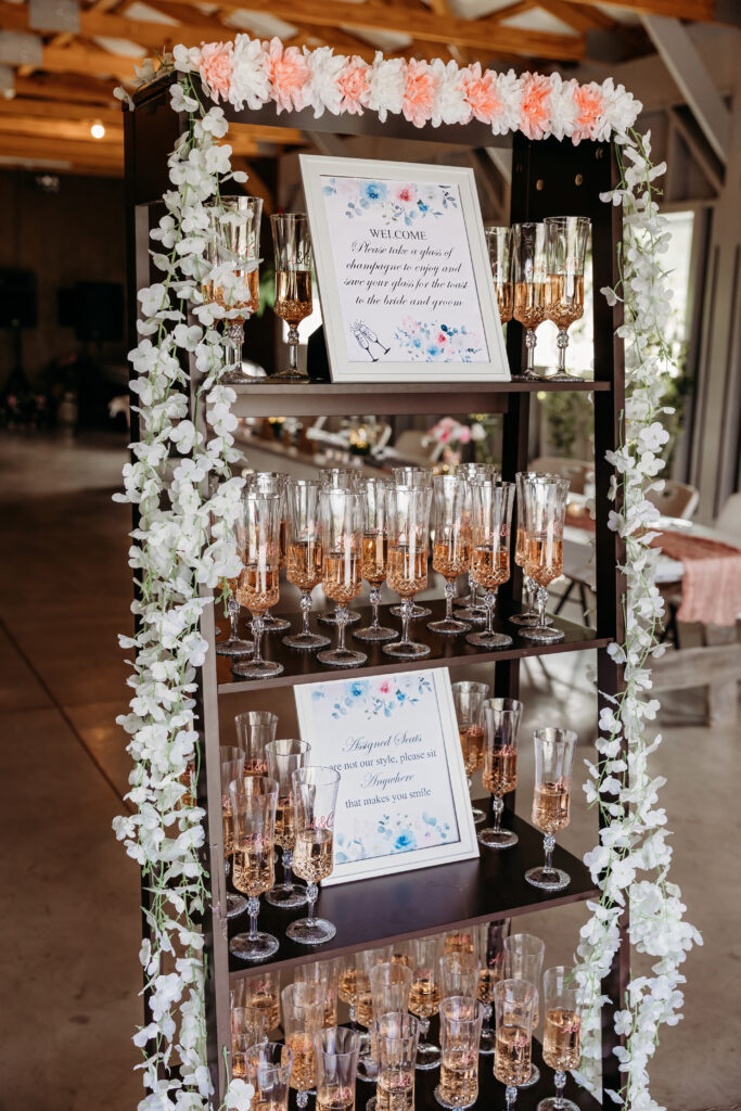 Stall in a wedding